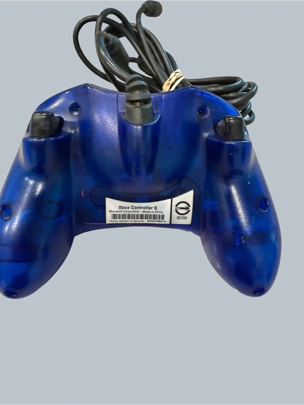 Xbox Wired Controller in Translucent Blue